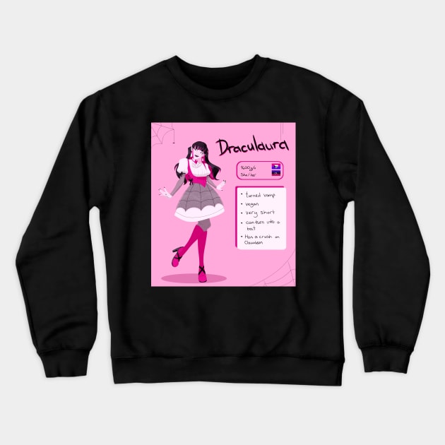 Draculaura Crewneck Sweatshirt by Cabbaged-Coffee